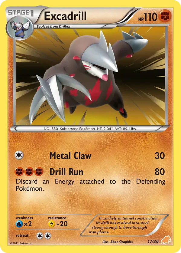 Excadrill (#17 Non-Holo)