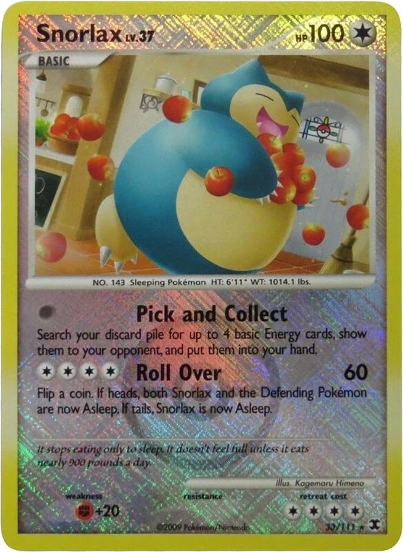 Snorlax - 33/111 (League Promo)