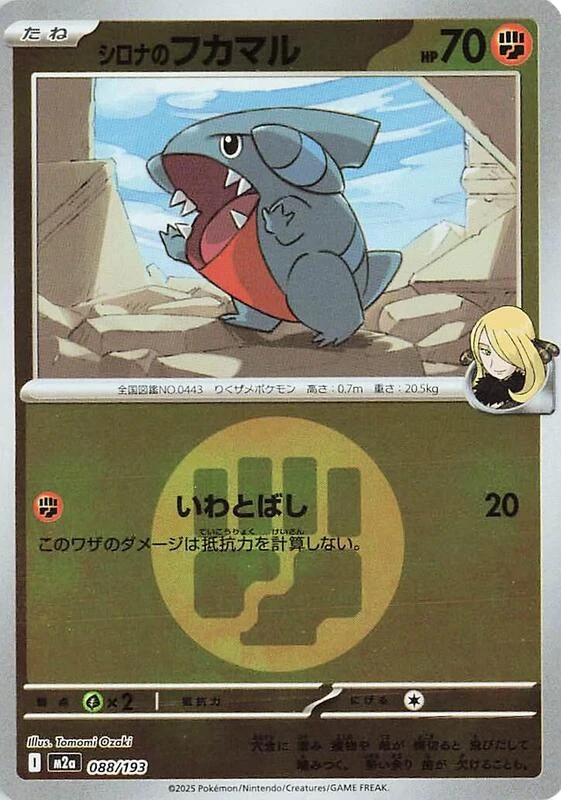 Cynthia's Gible (Energy Symbol Pattern)