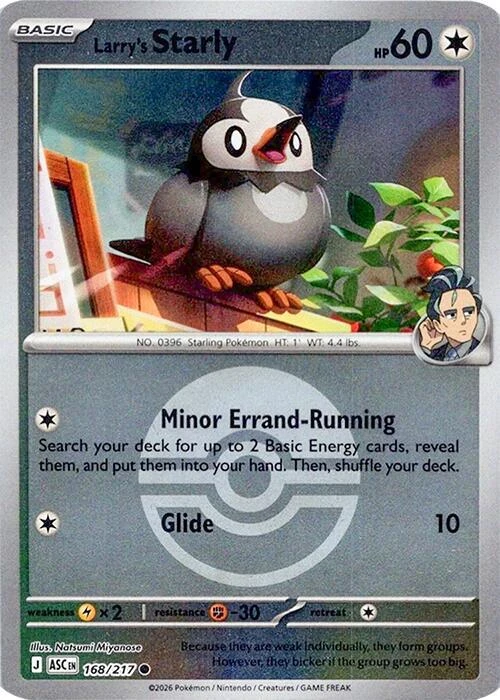 Larry's Starly (Poke Ball)