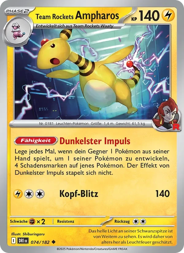 Team Rockets Ampharos