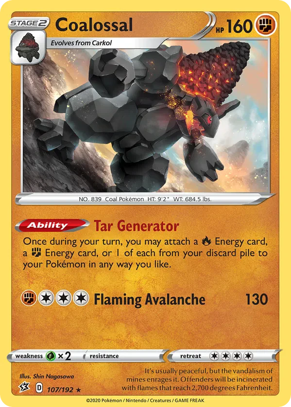 Coalossal - 107/192 (League Promo)