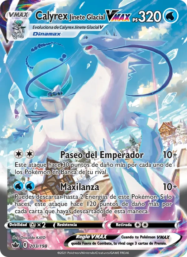 Calyrex Jinete Glacial VMAX
