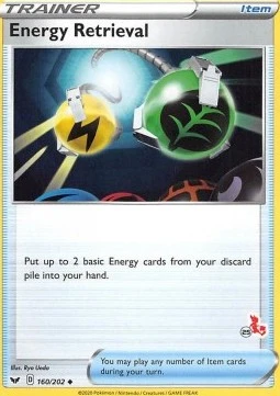 Energy Retrieval (#25 Cinderace Stamped)