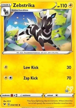 Zebstrika (#34 Pikachu Stamped)