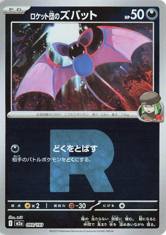 Team Rocket's Zubat (Team Rocket Pattern)