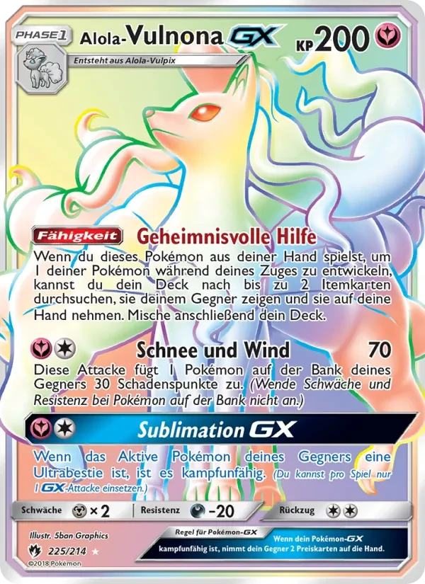 Alola Vulnona GX