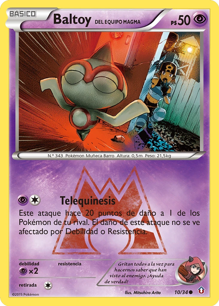 Baltoy del Equipo Magma