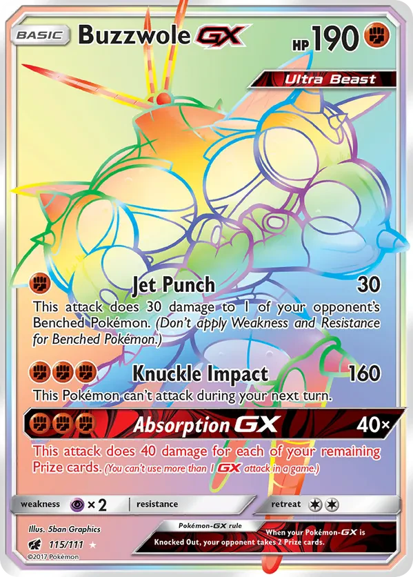 Buzzwole GX (Secret)