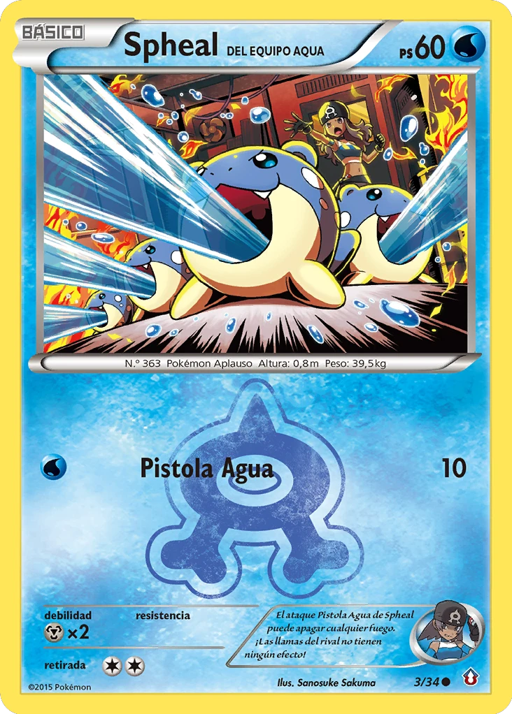 Spheal del Equipo Aqua