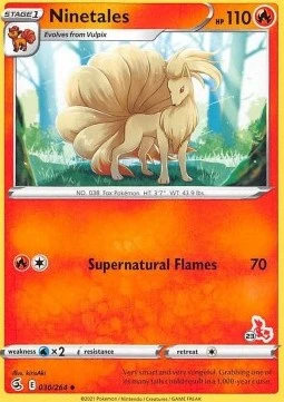 Ninetales (#23 Cinderace Stamped)
