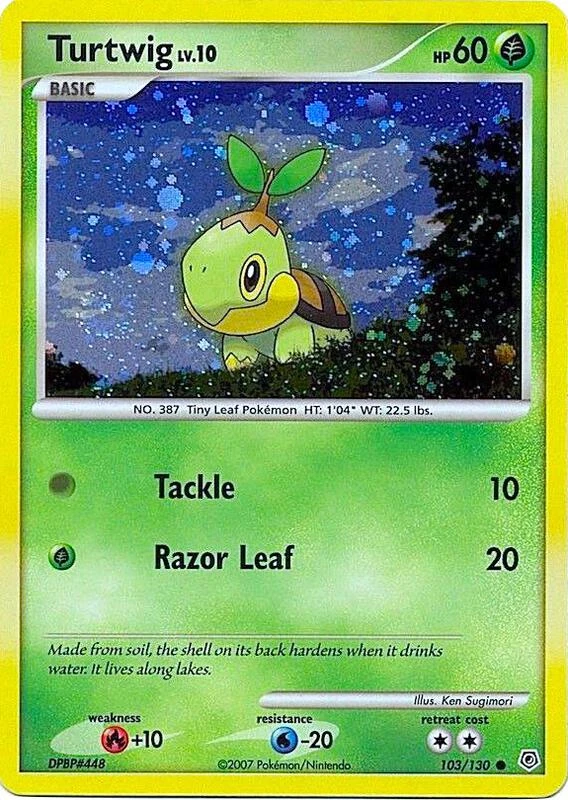 Turtwig - 103/130 (Cosmos Holofoil)
