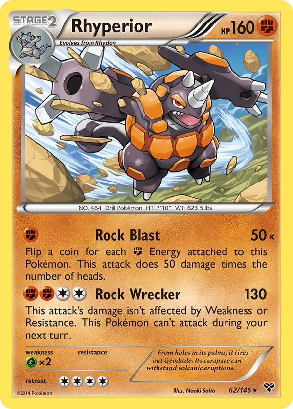 Rhyperior - 62/146 (Cosmos Holo)