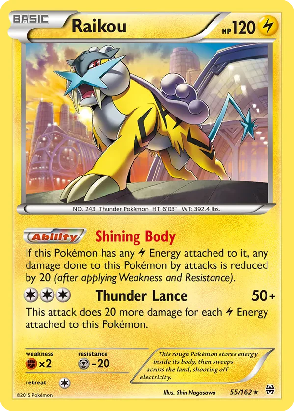 Raikou - 55/162 (Cosmos Holo)