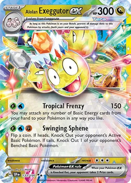 Alolan Exeggutor ex - 133/191