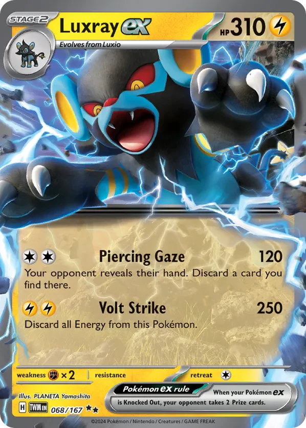 Luxray ex - 068/167 (Meddling Sparks Premium Collection)