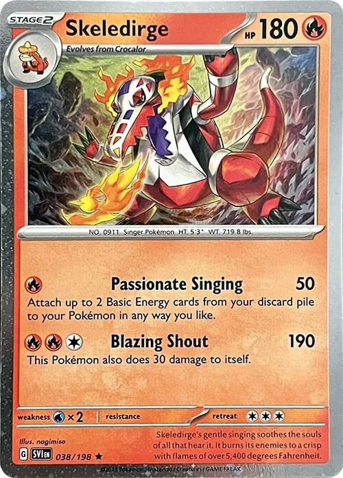 Skeledirge - 038/198 (Cosmos Holo)