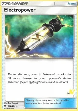 Electropower (#34 Pikachu Stamped)