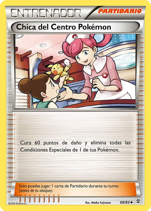 Chica del Centro Pokémon