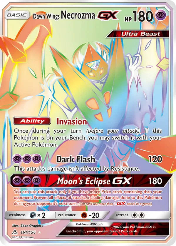 Dawn Wings Necrozma GX (Secret Rare)