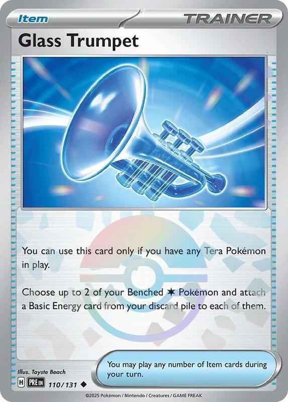 Glass Trumpet (Poke Ball Pattern)