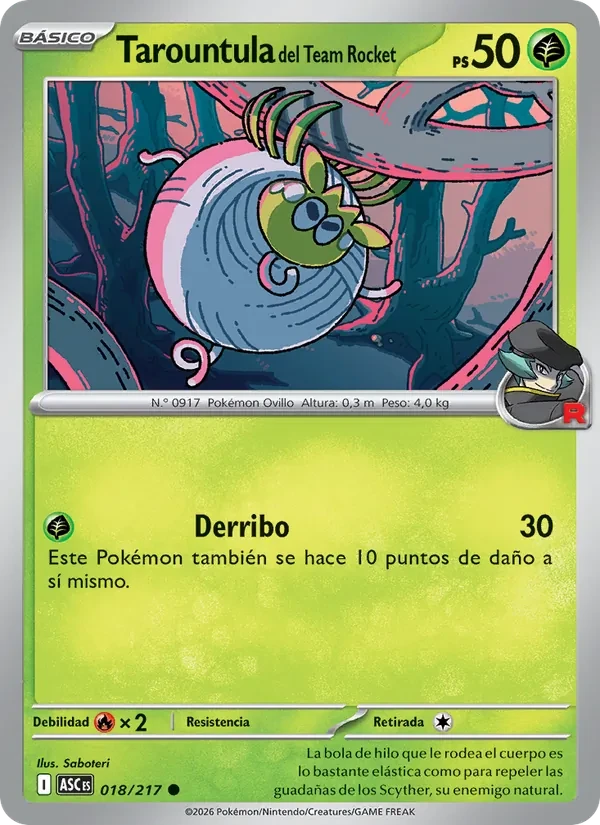 Tarountula del Team Rocket