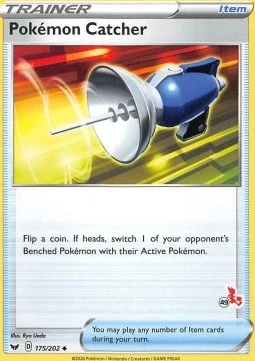 Pokemon Catcher (#49 Cinderace Stamped)