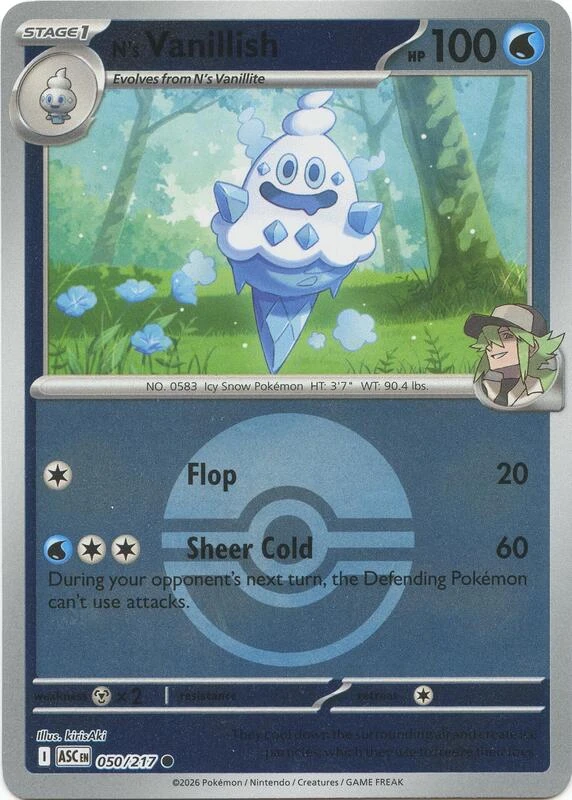 N's Vanillish (Poke Ball)