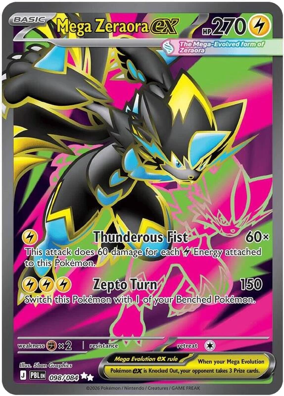 Mega Zeraora ex - 098/084