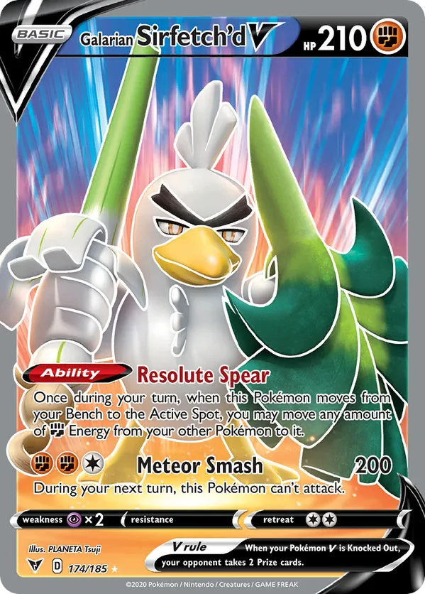 Galarian Sirfetch'd V (Full Art)
