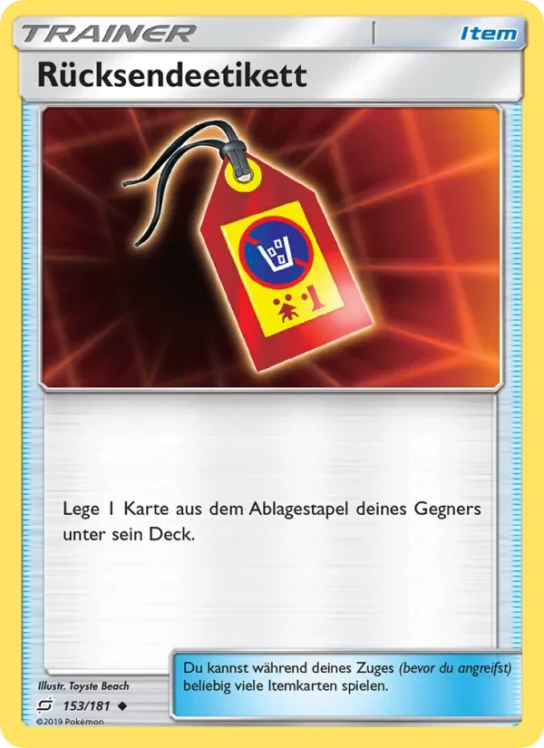 Rücksendeetikett