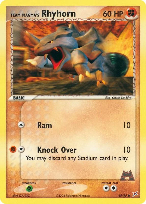 Team Magma's Rhyhorn - 68/95