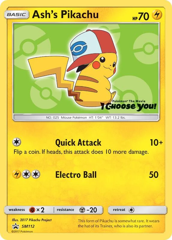 Ash's Pikachu - SM112