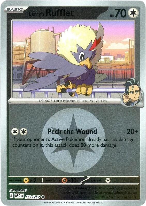 Larry's Rufflet (Energy Symbol Pattern)