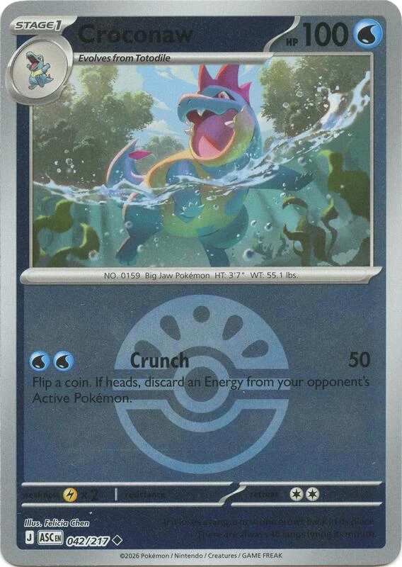 Croconaw (Friend Ball)