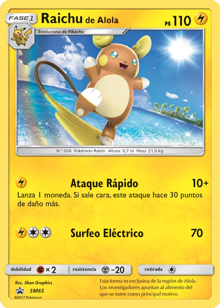 Raichu de Alola