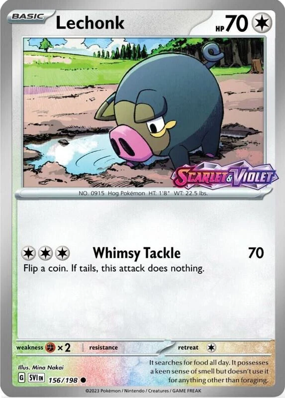 Lechonk - 156/198 (Best Buy Exclusive)