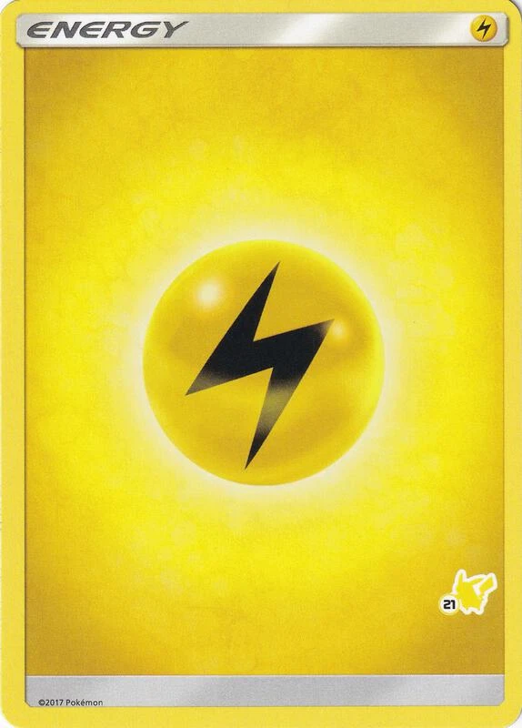 Lightning Energy (#21 Pikachu Stamped)