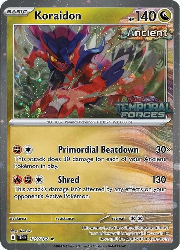 Koraidon - 119/162 (European Promo)