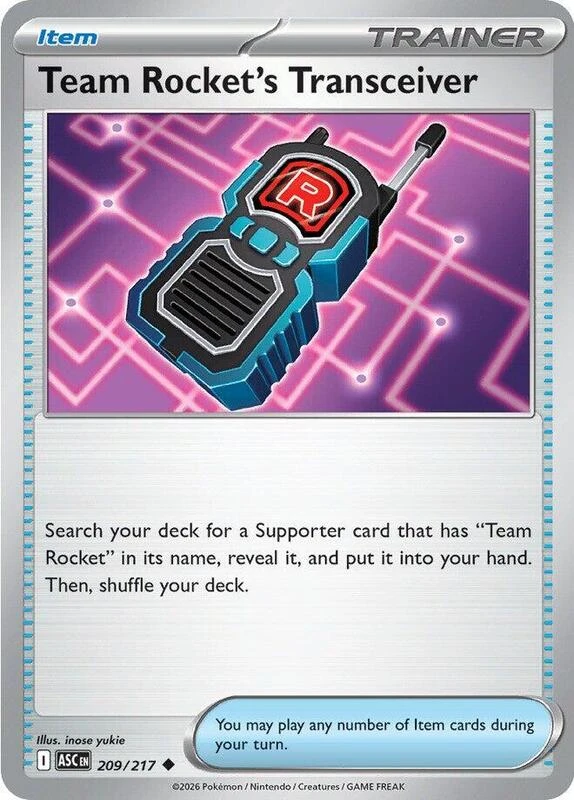 Team Rocket's Transceiver - 209/217