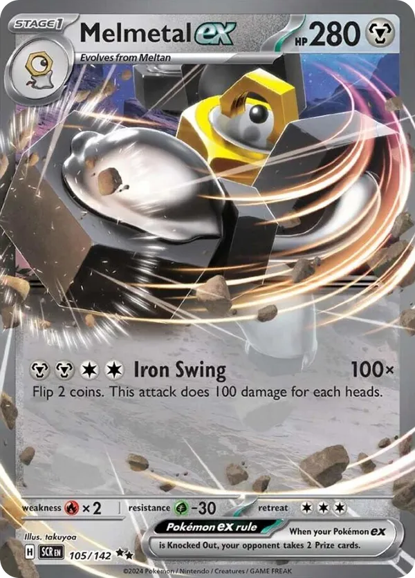 Melmetal ex (Stellar Crown Stamped)