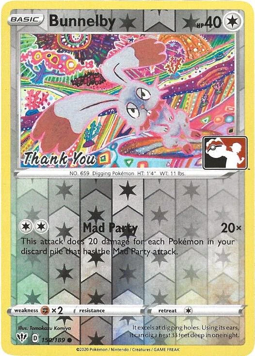 Bunnelby - 150/189 (Thank You Promo)