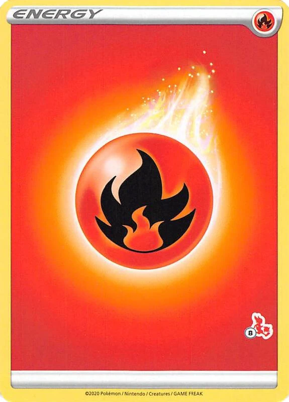 Fire Energy (#8 Cinderace Stamped)