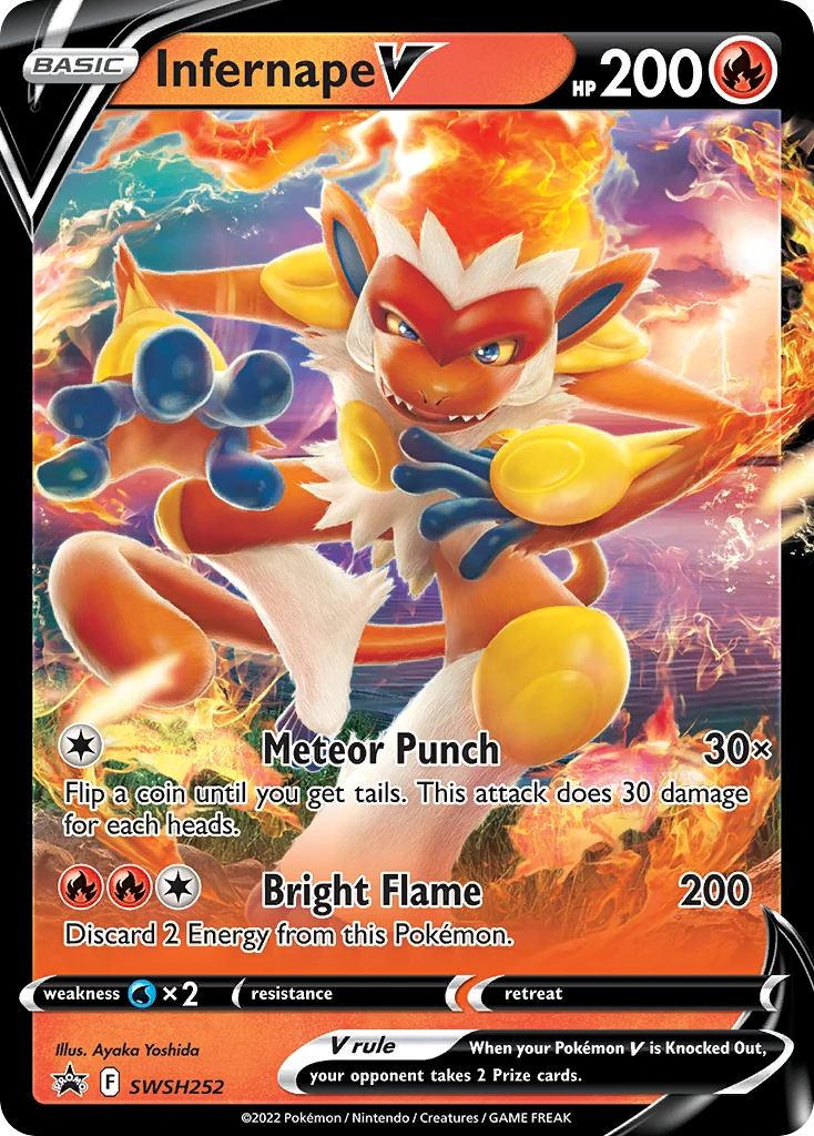 Infernape V - SWSH252