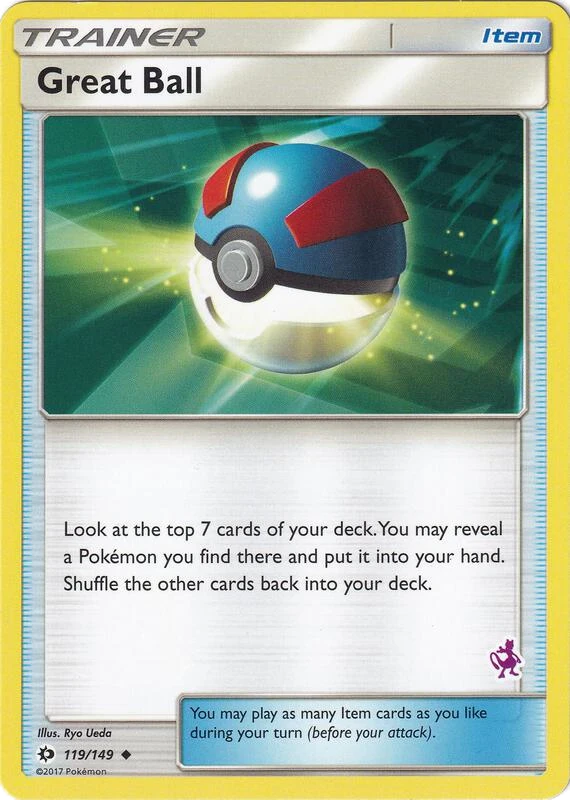 Great Ball - 119/149 (Mewtwo Stamped)