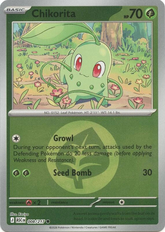 Chikorita (Energy Symbol Pattern)