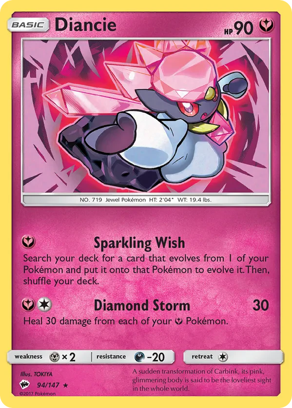 Diancie - 94/147 (Pokemon League)