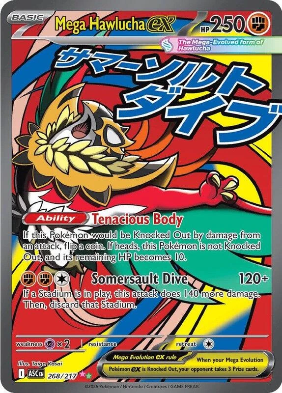 Mega Hawlucha ex - 268/217