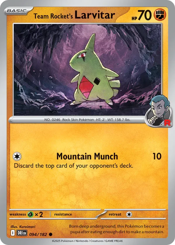 Team Rocket's Larvitar
