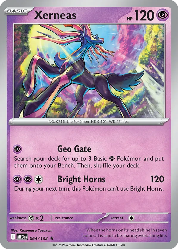 Xerneas (Mega Evolution Stamped)